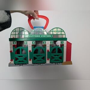 Knappford Station Kids Toy with Red Handle